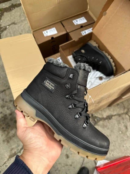 Мужские ботинки кожаные зимние черные Clubshoes 20 бот фото 5 — интернет-магазин Tapok