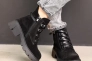 Ботинки женские замшевые мех 586990 Черный Фото 2
