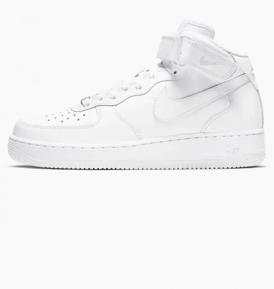 Кросівки Nike Air Force 1 Mid Triple White Dd9625-100 фото 1 — інтернет-магазин Tapok