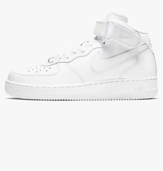 Кросівки Nike Air Force 1 Mid Triple White Dd9625-100 фото 11 — інтернет-магазин Tapok