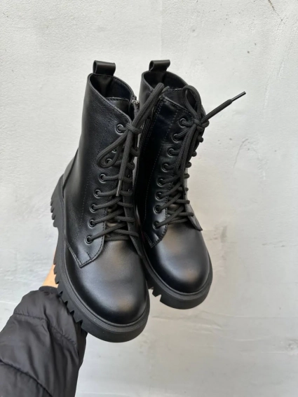 Женские ботинки кожаные зимние черные Edan 78 фото 2 — интернет-магазин Tapok