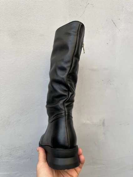 Женские ботинки кожаные зимние черные Emirro А 4 фото 5 — интернет-магазин Tapok