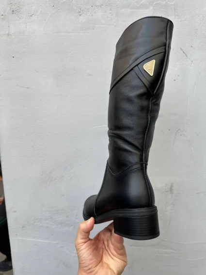 Женские ботинки кожаные зимние черные Emirro А 32 фото 4 — интернет-магазин Tapok