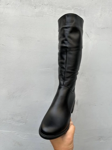 Женские ботинки кожаные зимние черные Emirro А 32 фото 5 — интернет-магазин Tapok