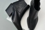 Ботинки казаки женские кожаные черного цвета Фото 13