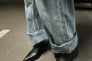 Ботинки казаки женские кожаные черного цвета Фото 19
