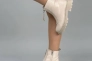 Ботинки женские кожаные молочные зимние Фото 3
