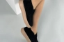 Лоферы женские замшевые черного цвета зимние Фото 4