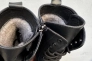 Жіночі черевики шкіряні зимові чорні Milord 1053 хутро Фото 3