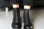 Ботинки кожаные с мехом 587453 Черные Фото 3