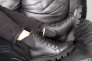 Ботинки кожаные с мехом 587453 Черные Фото 4