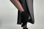 Ботинки ковбойки женские замшевые черные на черной подошве демисезоные Фото 3