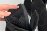 Ботинки ковбойки женские замшевые черные на черной подошве демисезоные Фото 10