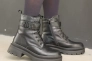 Ботинки кожаные с мехом 586858 Черные Фото 5