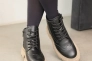 Ботинки кожаные с мехом 586943 Черные Фото 5