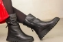 Ботинки кожаные с мехом 587157 Черные Фото 6