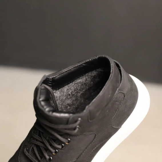Ботинки кожаные зимние 587337 Черные фото 12 — интернет-магазин Tapok