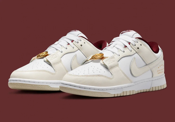 Кроссовки мужские Nike Dunk Low Se Just Do It White Phantom (W) (DV1160-100) фото 1 — интернет-магазин Tapok