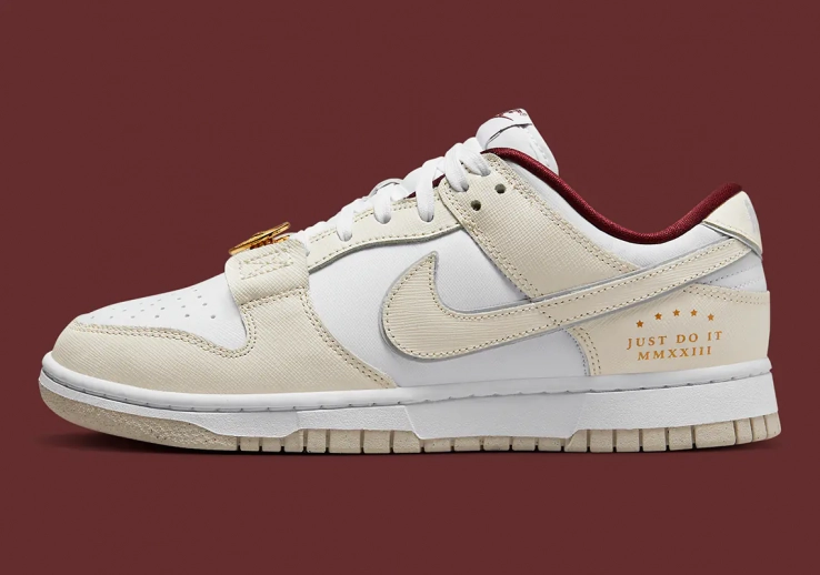 Кроссовки мужские Nike Dunk Low Se Just Do It White Phantom (W) (DV1160-100) фото 2 — интернет-магазин Tapok