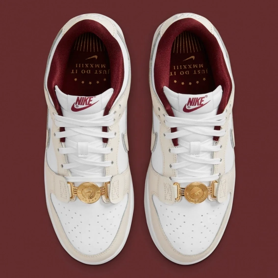 Кроссовки мужские Nike Dunk Low Se Just Do It White Phantom (W) (DV1160-100) фото 4 — интернет-магазин Tapok