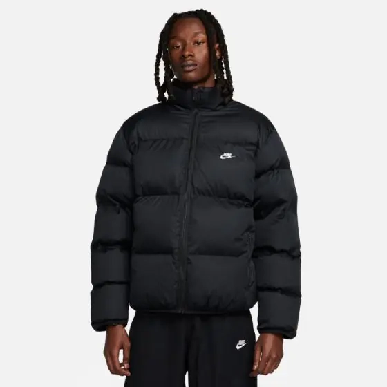 Мужская куртка NIKE M NK CLUB PUFFER JKT FB7368-010 фото 1 — интернет-магазин Tapok