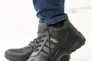 Чоловічі кросівки шкіряні зимові чорні Gras 03Б Фото 1