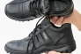 Мужские кроссовки кожаные зимние черные Gras 03Б Фото 4