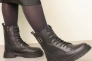 Ботинки кожаные с мехом 586994 Черные Фото 4