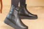 Ботинки кожаные с мехом 587070 Черные Фото 1