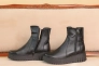 Ботинки кожаные с мехом 587070 Черные Фото 10