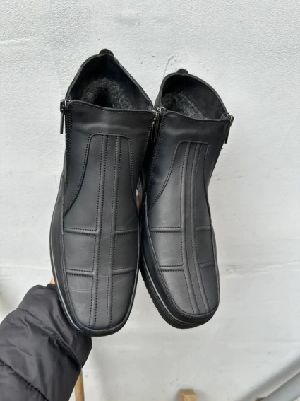 Чоловічі черевики шкіряні зимові чорні Walker 23 фото 4 — інтернет-магазин Tapok