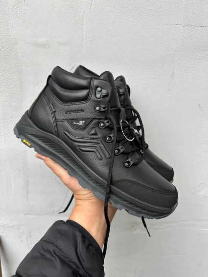 Чоловічі черевики шкіряні зимові чорні Clubshoes B 12 бот фото 5 — інтернет-магазин Tapok