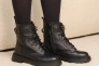 Ботинки зимние кожаные 586946 Черные Фото 4