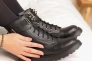 Ботинки зимние кожаные 586946 Черные Фото 5