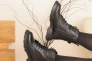 Ботинки зимние кожаные 586946 Черные Фото 6