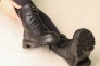 Ботинки зимние кожаные 586946 Черные Фото 7