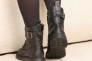 Ботинки зимние кожаные 586946 Черные Фото 9