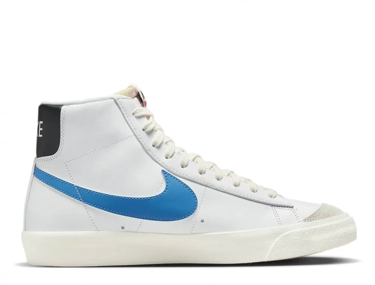 Кросівки Nike Blazer Mid 77 Vintage White/Blue Bq6806-118 фото 3 — інтернет-магазин Tapok