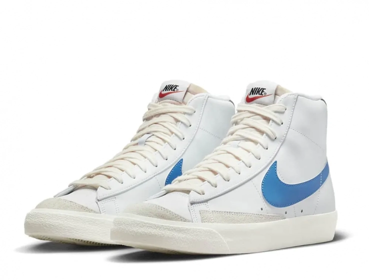 Кросівки Nike Blazer Mid 77 Vintage White/Blue Bq6806-118 фото 4 — інтернет-магазин Tapok