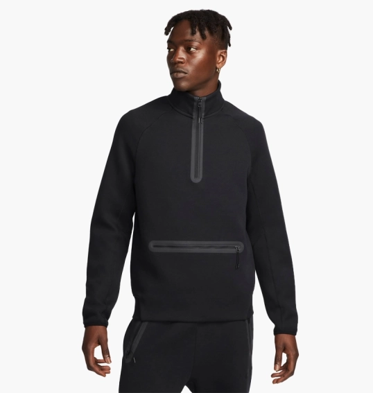 Кофта Nike 1/2 Sportswear Tech Fleece Black FB7998-010 фото 12 — интернет-магазин Tapok