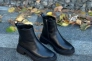 Ботинки женские кожаные черные зимние Фото 12