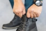 Чоловічі черевики шкіряні зимові чорні Accord БОТ Фото 1