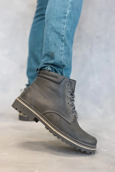 Чоловічі черевики шкіряні зимові чорні Accord БОТ фото 3 — інтернет-магазин Tapok