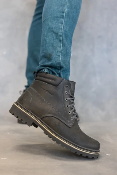Чоловічі черевики шкіряні зимові чорні Accord БОТ фото 4 — інтернет-магазин Tapok