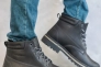 Мужские ботинки кожаные зимние черные Accord БОТ Фото 6