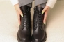 Ботинки кожаные с мехом 587080 Черные Фото 4