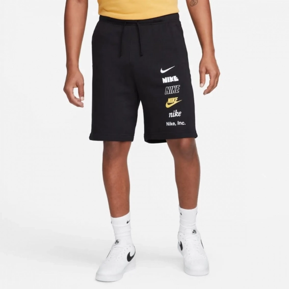 Мужские шорты NIKE M NK CLUB+ FT SHORT MLOGO FB8830-010 фото 1 — интернет-магазин Tapok