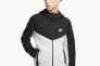 Толстовка чоловіча Nike Sportswear Tech Fleece Windrunner Full-Zip Hoodie Black/White FB7921-064 Фото 1