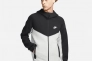 Толстовка чоловіча Nike Sportswear Tech Fleece Windrunner Full-Zip Hoodie Black/White FB7921-064 Фото 2