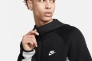 Толстовка чоловіча Nike Sportswear Tech Fleece Windrunner Full-Zip Hoodie Black/White FB7921-064 Фото 13